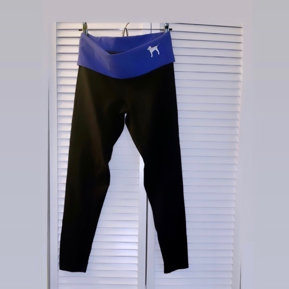 PINK Foldover Waist Yoga Legging